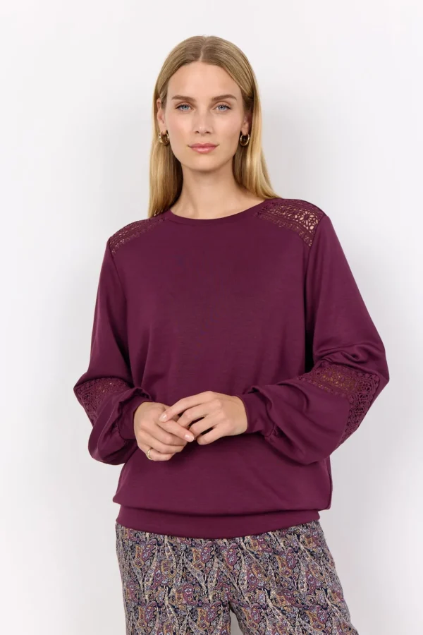 Blusar Och Skjortor | Comfy>Soyaconcept SC-BANU 193 Blus Bordeaux