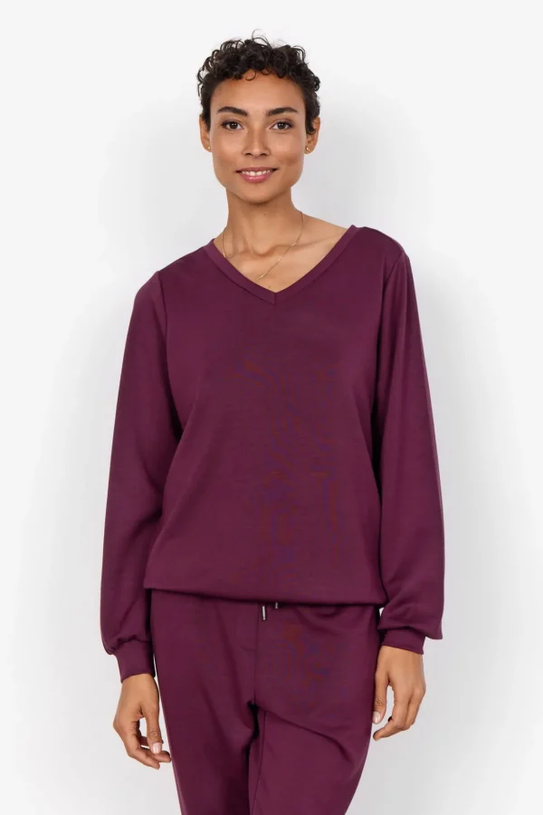 Blusar Och Skjortor | Comfy>Soyaconcept SC-BANU 194 Blus Bordeaux