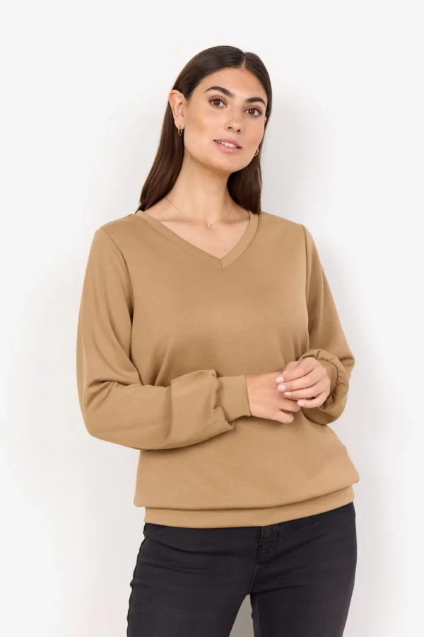 Blusar Och Skjortor | Comfy>Soyaconcept SC-BANU 194 Blus Camel
