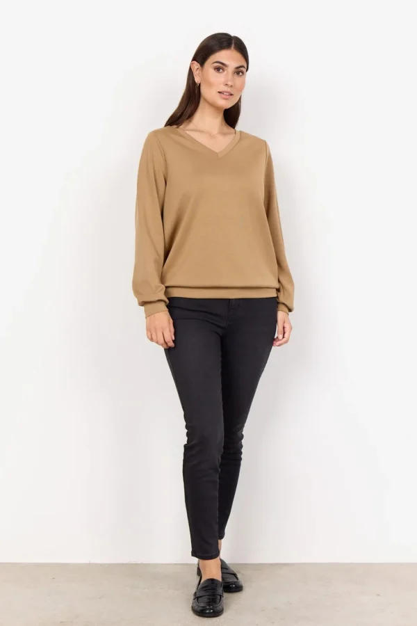 Blusar Och Skjortor | Comfy>Soyaconcept SC-BANU 194 Blus Camel