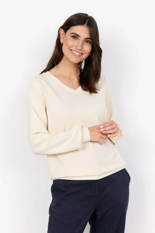 Blusar Och Skjortor | Comfy>Soyaconcept SC-BANU 194 Blus Cream