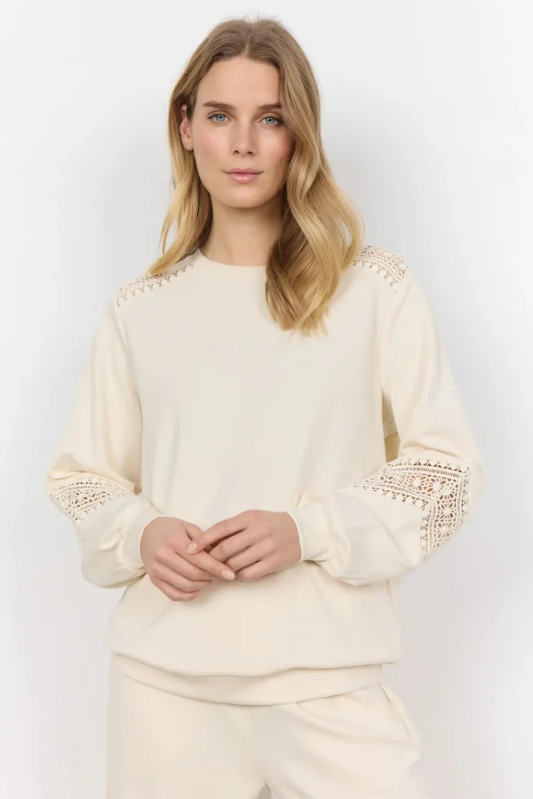Blusar Och Skjortor | Comfy>Soyaconcept SC-BANU 193 Blus Cream