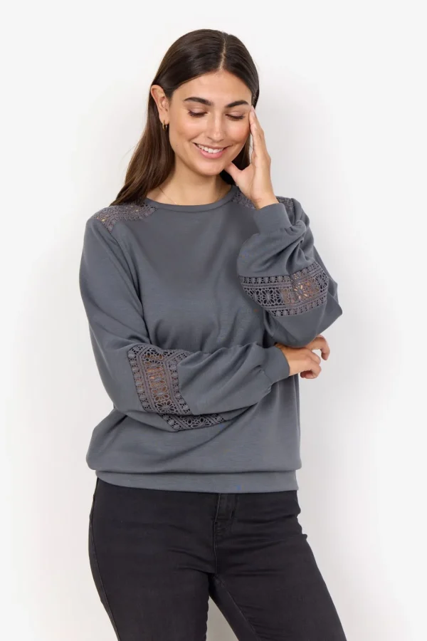Blusar Och Skjortor | Comfy>Soyaconcept SC-BANU 193 Blus Grå