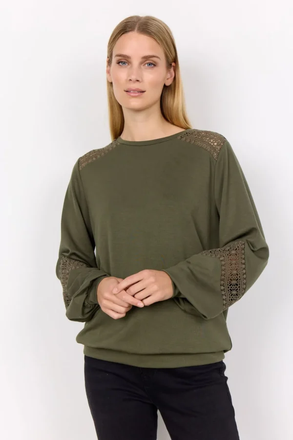 Blusar Och Skjortor | Comfy>Soyaconcept SC-BANU 193 Blus Oliv