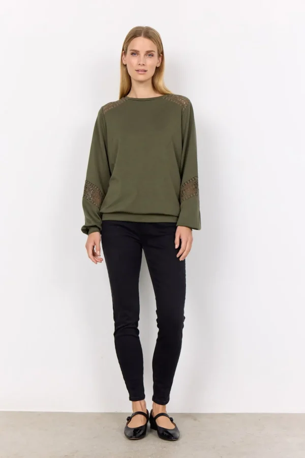 Blusar Och Skjortor | Comfy>Soyaconcept SC-BANU 193 Blus Oliv