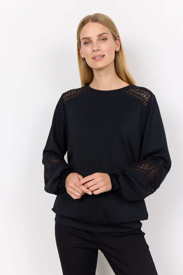 Blusar Och Skjortor | Comfy>Soyaconcept SC-BANU 193 Blus Svart