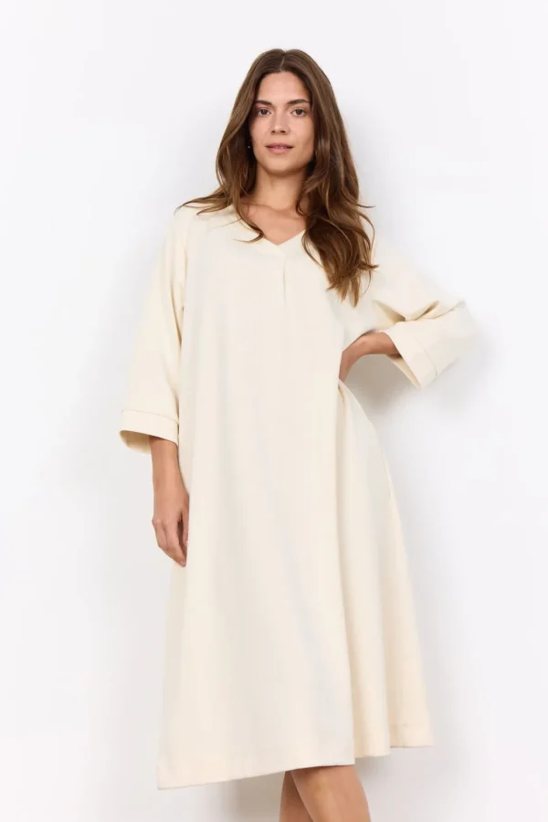 Klänningar | Comfy>Soyaconcept SC-BANU 197 Klänning Cream