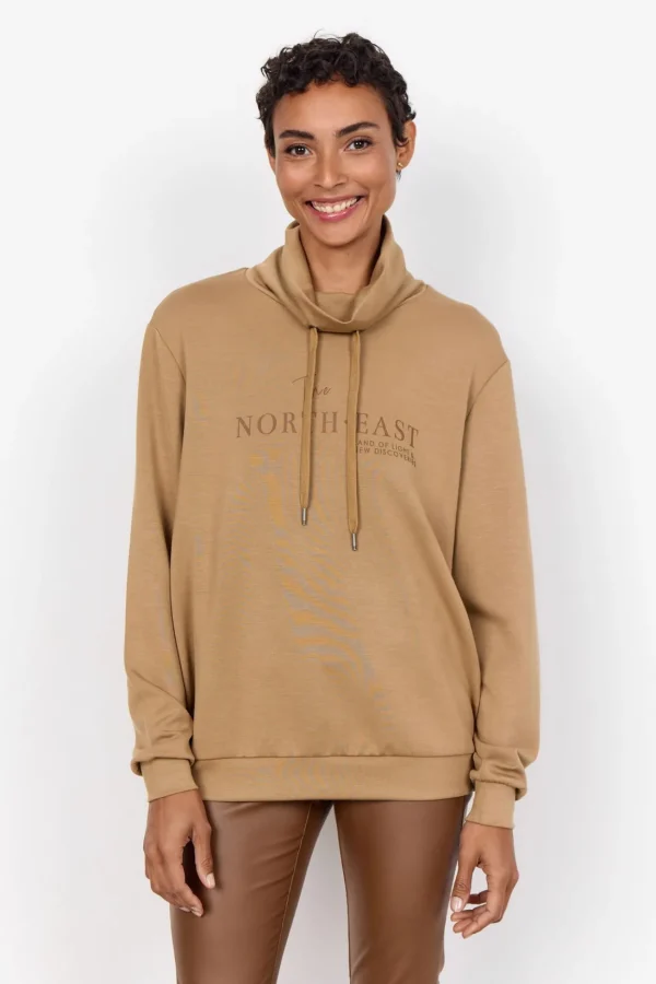 Blusar Och Skjortor | Comfy>Soyaconcept SC-BANU 196 Sweatshirt Camel