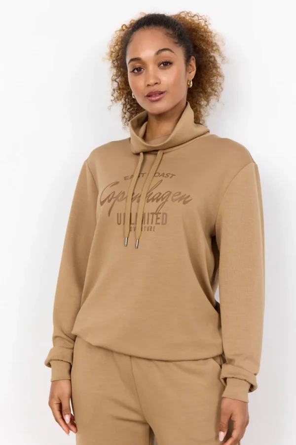 Blusar Och Skjortor | Comfy>Soyaconcept SC-BANU 186 Sweatshirt Camel