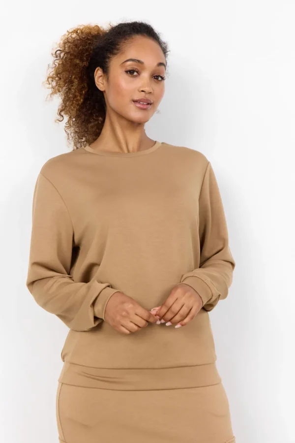 Blusar Och Skjortor | Comfy>Soyaconcept SC-BANU 185 Sweatshirt Camel