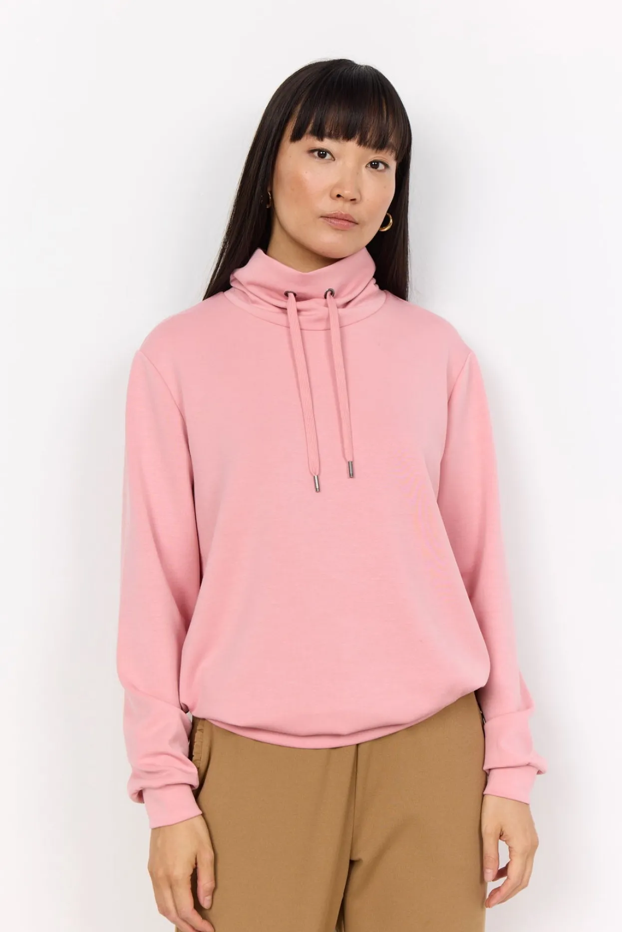 scbanu__sweatshirt_lyserd_0.webp Blusar Och Skjortor | Comfy>Soyaconcept SC-BANU 125 Sweatshirt Lyseröd