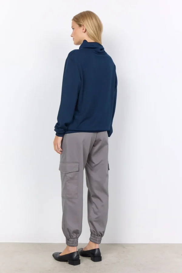 Blusar Och Skjortor | Comfy>Soyaconcept SC-BANU 125 Sweatshirt Navy