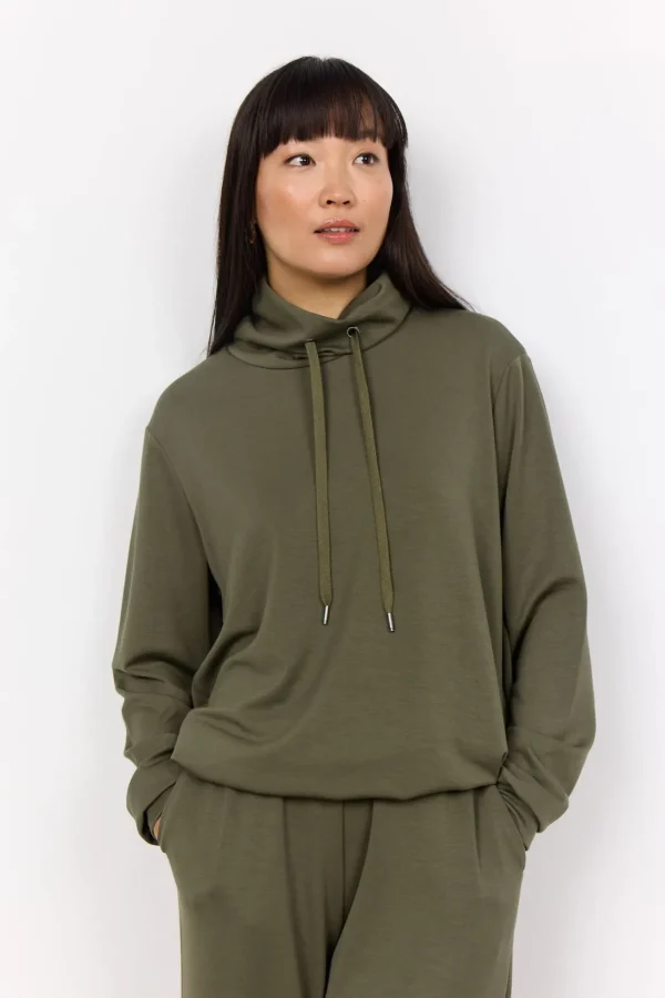 Blusar Och Skjortor | Comfy>Soyaconcept SC-BANU 125 Sweatshirt Oliv