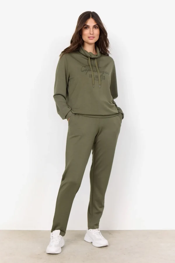 Blusar Och Skjortor | Comfy>Soyaconcept SC-BANU 186 Sweatshirt Oliv
