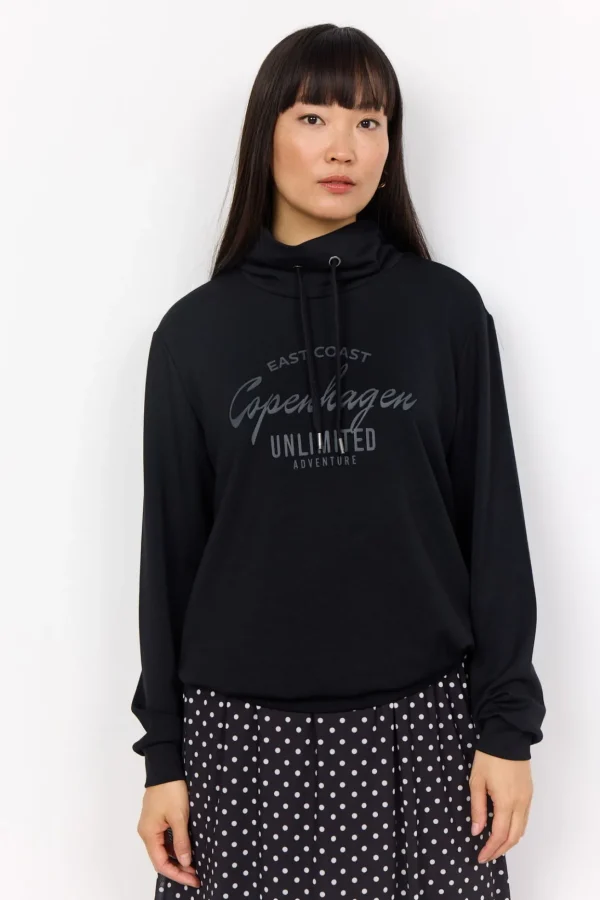 Blusar Och Skjortor | Comfy>Soyaconcept SC-BANU 186 Sweatshirt Svart