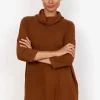 Blusar Och Skjortor | Comfy>Soyaconcept SC-BIARA 73 Sweatshirt Brün