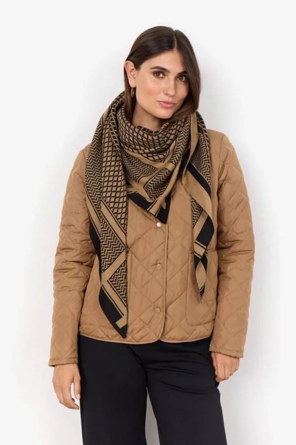 Accessories>Soyaconcept SC-BUKET 3 Scarf Camel