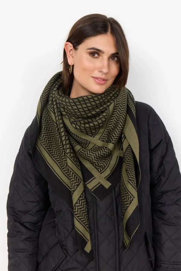Accessories>Soyaconcept SC-BUKET 3 Scarf Oliv