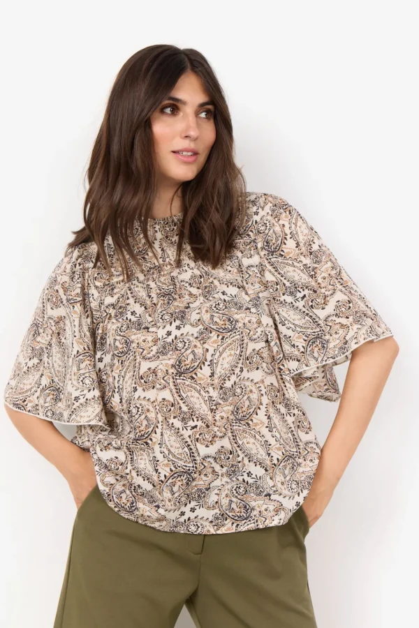 Blusar Och Skjortor>Soyaconcept SC-FATIMA 1 Blus Camel