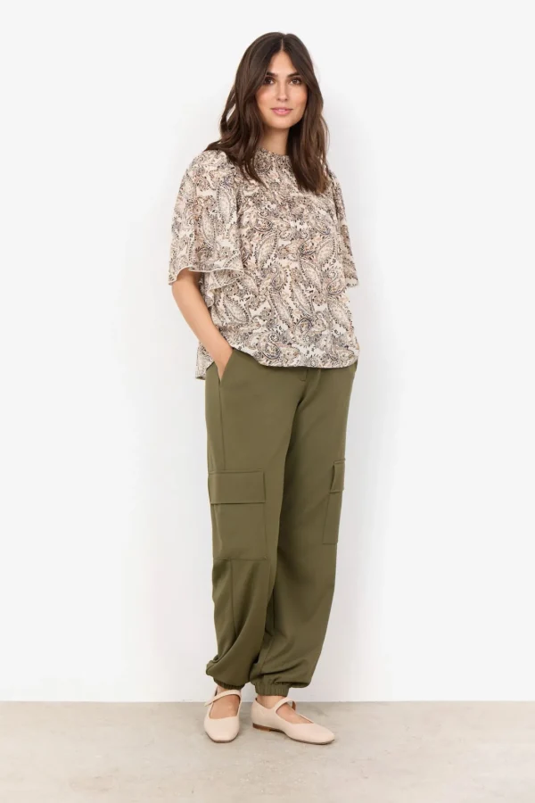 Blusar Och Skjortor>Soyaconcept SC-FATIMA 1 Blus Camel