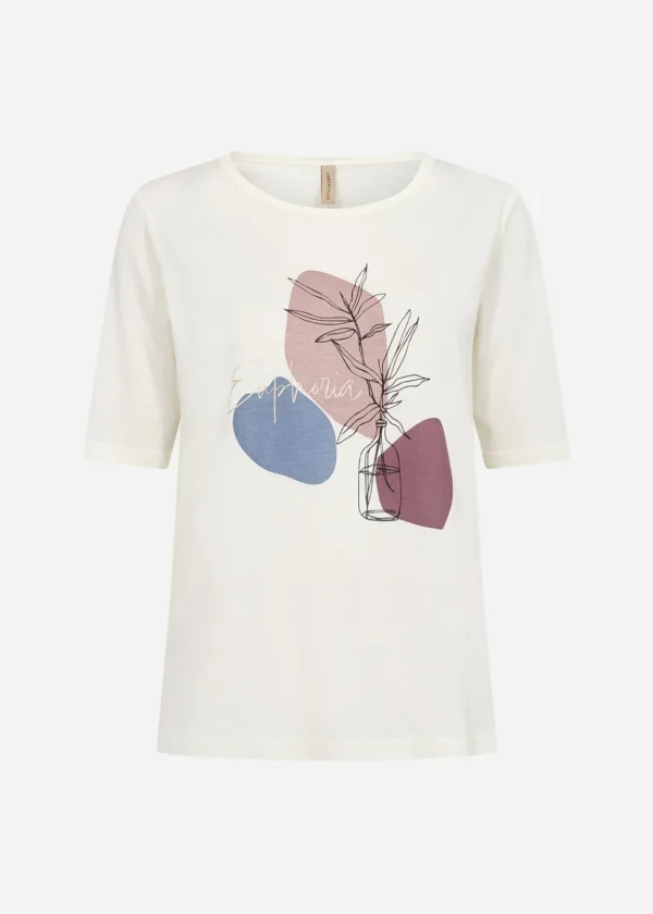Toppar>Soyaconcept SC-FELICITY FP 475 T-shirt Rosa