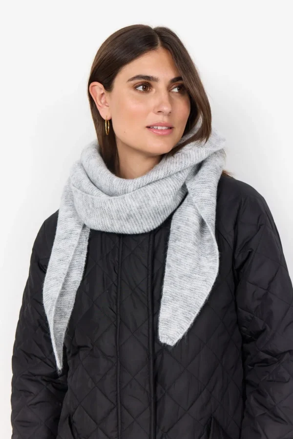 Accessories>Soyaconcept SC-FIVA 1 Scarf Ljusgrått
