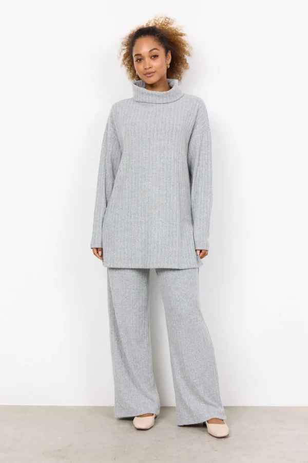 Blusar Och Skjortor | Comfy>Soyaconcept SC-ISEL 2 Tunika Ljusgrått