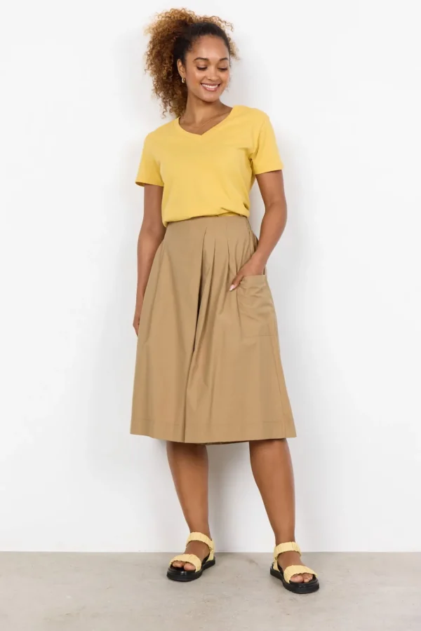 Shorts & 3/4 Byxor>Soyaconcept SC-NETTI 78-C Shorts Camel