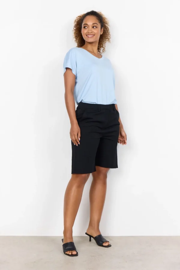 Shorts & 3/4 Byxor>Soyaconcept SC-SIHAM 79 Shorts Svart