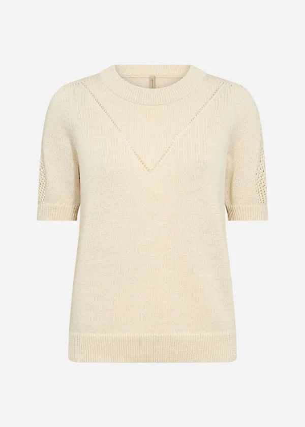 Toppar | Stickat>Soyaconcept SC-TRICIA 15 T-shirt Cream